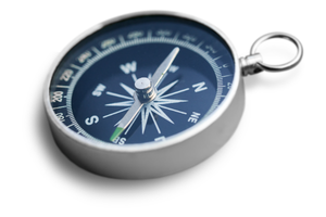 A compass
