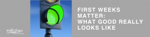 First Weeks Matter: What Good Looks Like