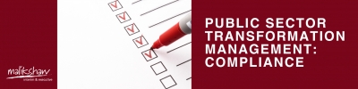 Compliance within Public Sector Transformation Management