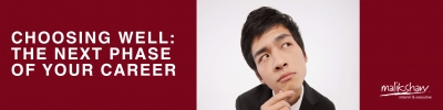 Choosing Well : The Next Phase of your Career