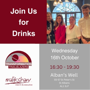 Join Us For Drinks  - Wednesday 16th October